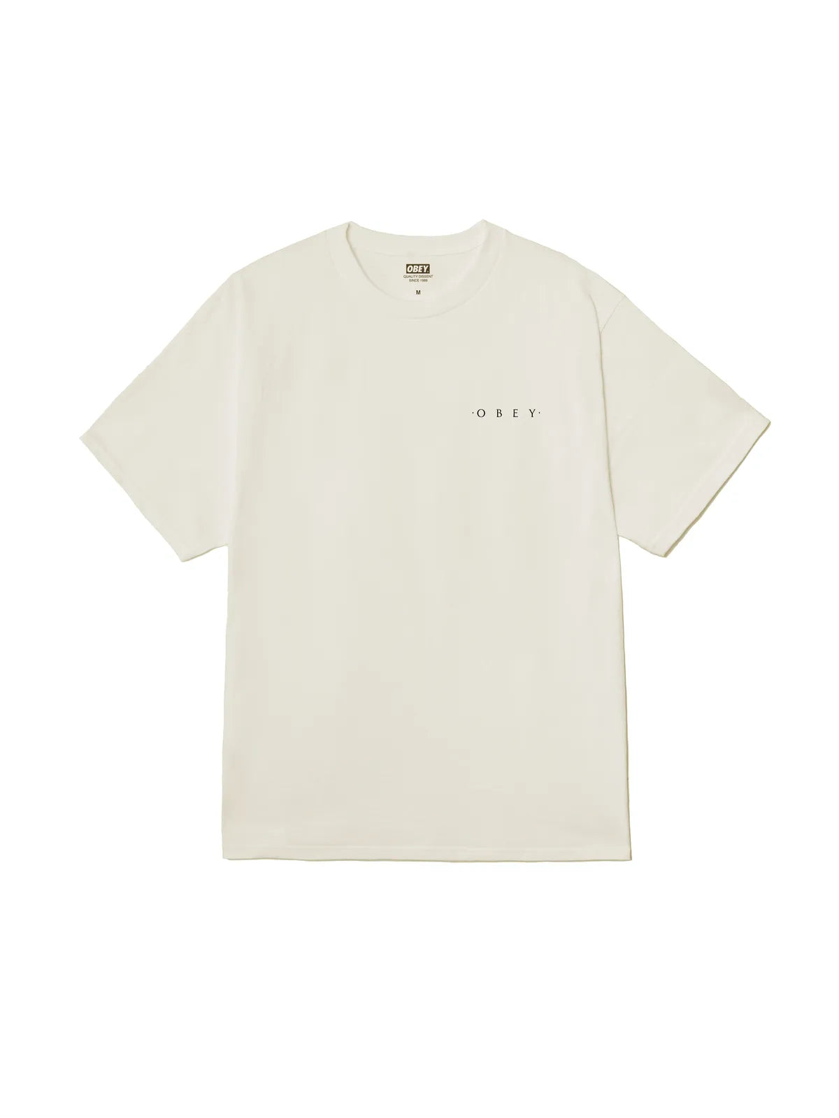 Teeshirts Obey Architecture Of The Uni Vintage White, vue avant