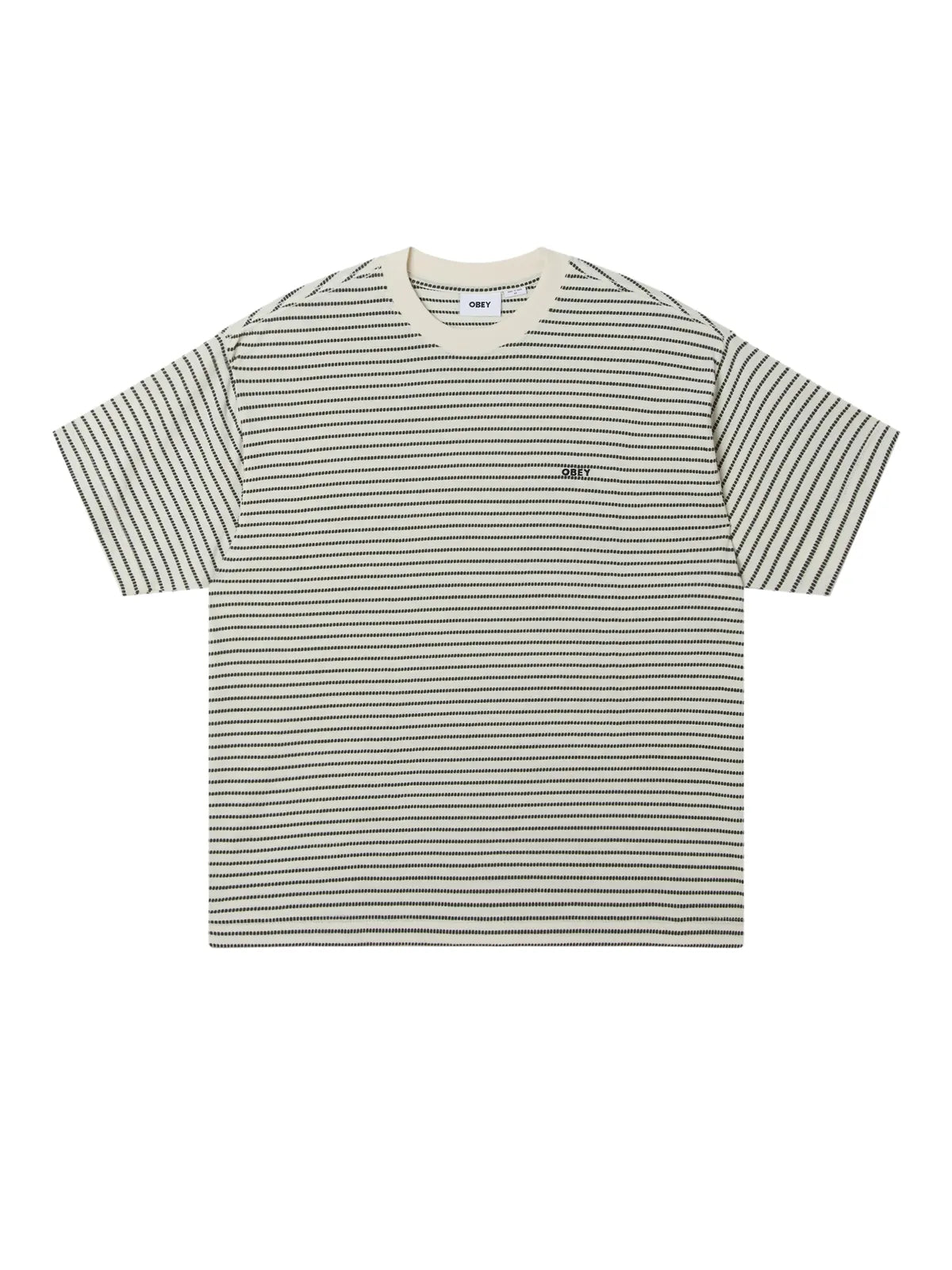 Teeshirts Obey Edwin Tee Ss Cream Mutli, vue arrière
