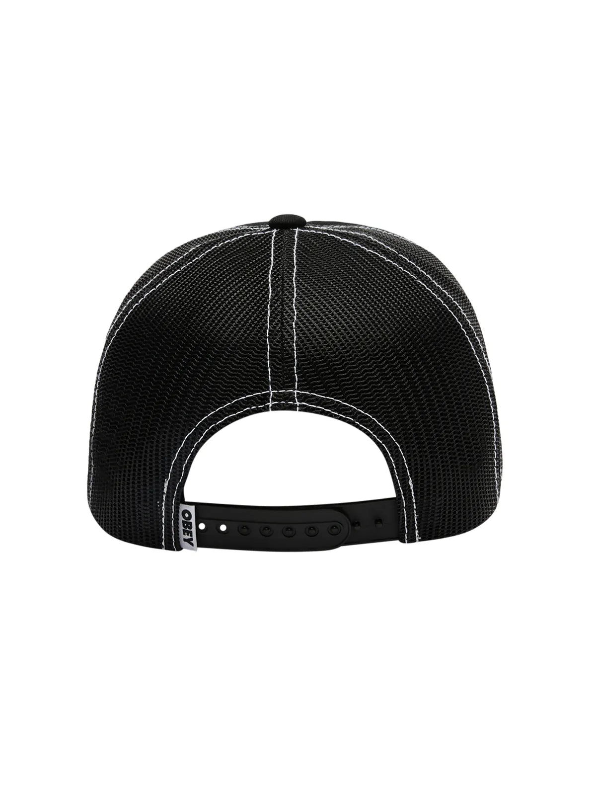 Casquettes Obey Form Trucker Black, vue arrière