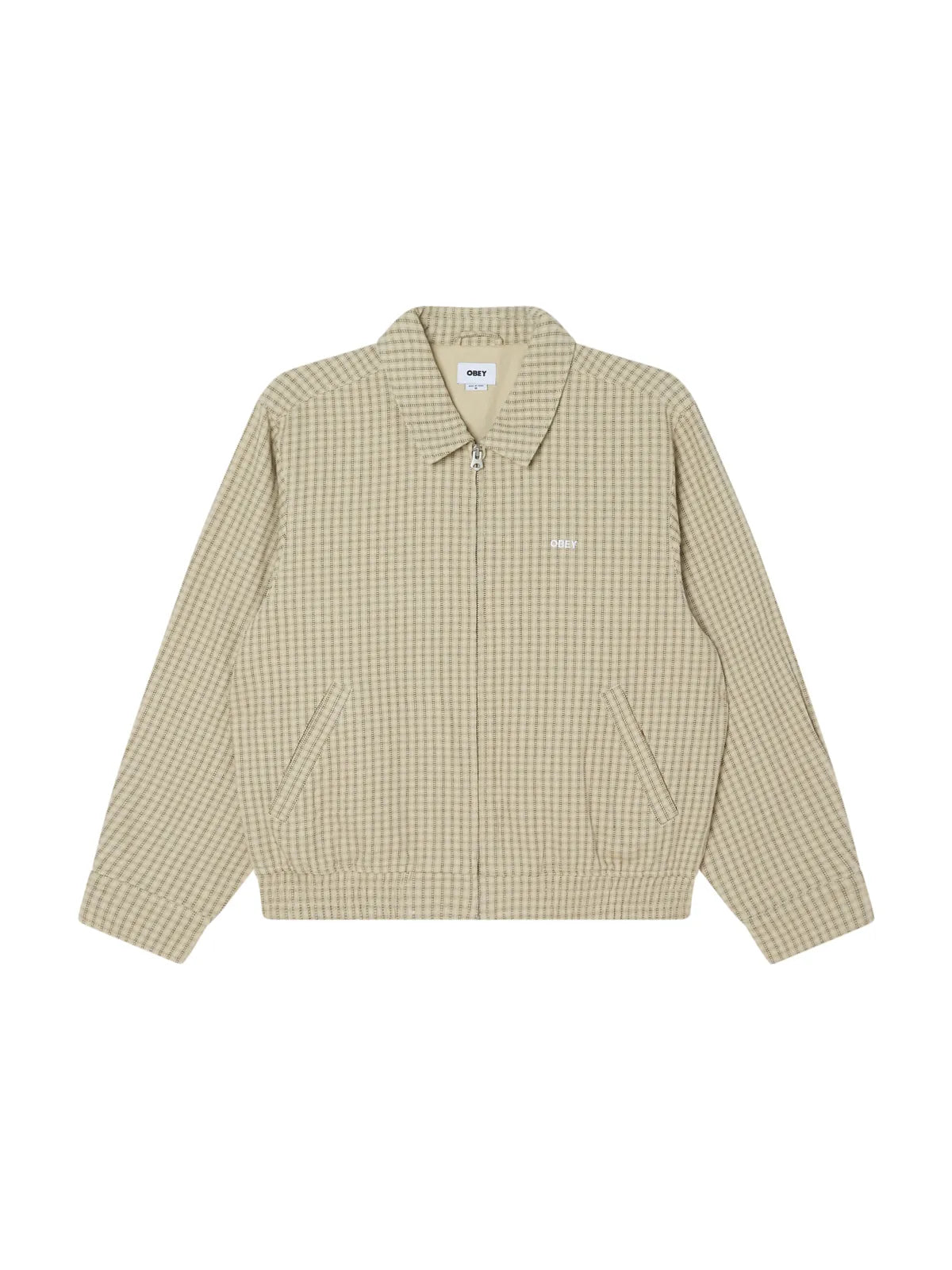 Vestes Obey Luther Blouson Jacket Abbey Stone Multi, vue avant