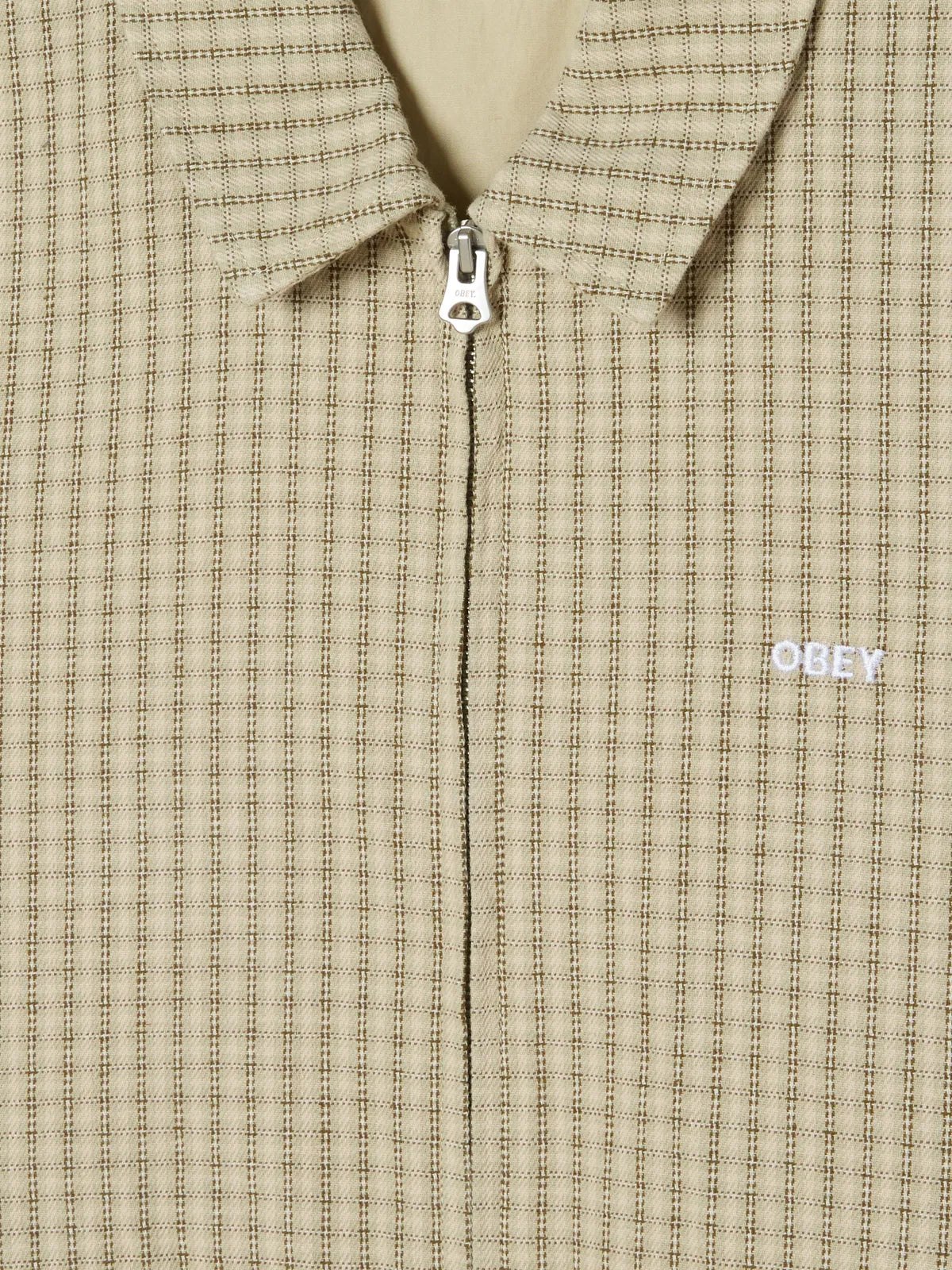 Vestes Obey Luther Blouson Jacket Abbey Stone Multi, vue détail