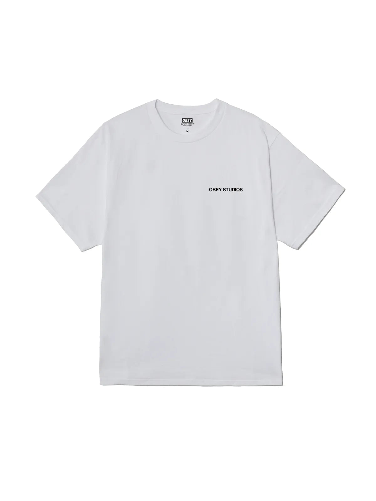 Teeshirts Obey Moves Of Life White, vue avant