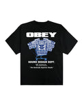 Teeshirts Obey Sound Design Dept. Black, vue arrière