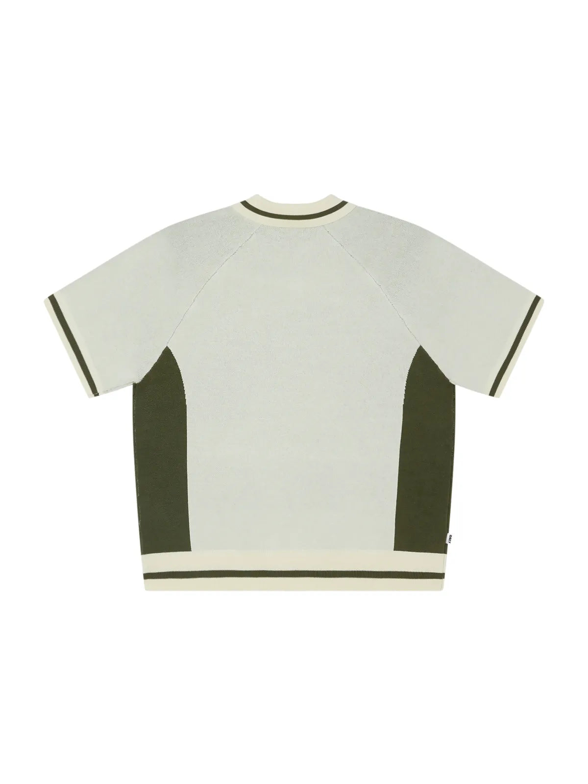 Polos Obey Sport Polo Sweater Unbleached Multi, vue arrière