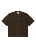 Chemises Obey Zach Sweater Shirt Wren, vue avant