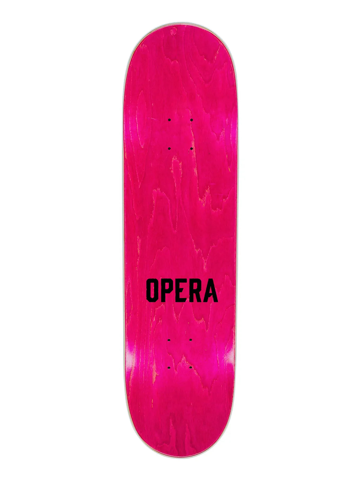 Planches de skate   Opera Deck Face Ex7 8.0 X 31.6 Wb-14 Holographic Black, vue de dessus