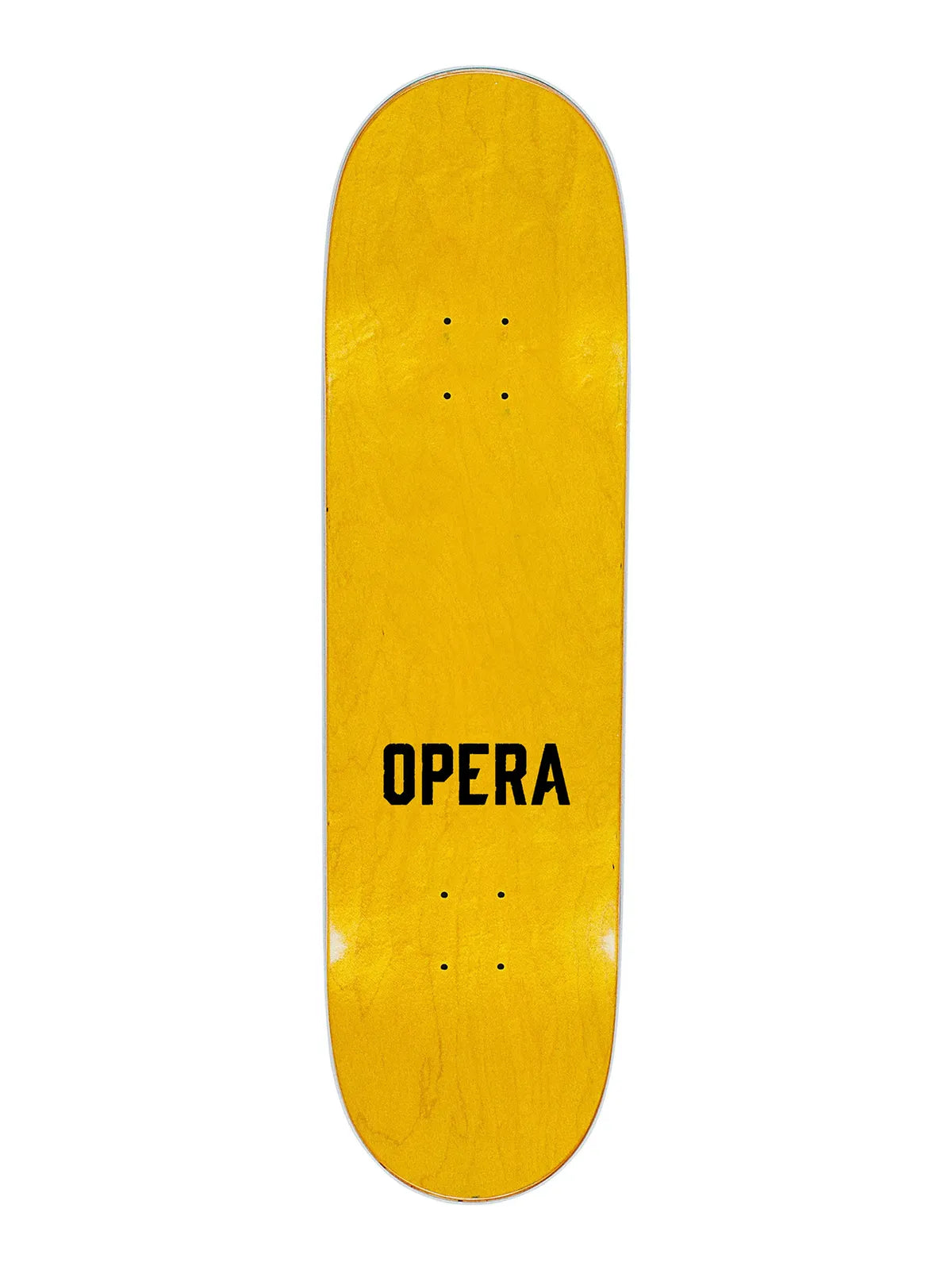 Planches de skate   Opera Deck Face Ex7 8.25 X 32 Wb-14.25 Holographic Blue, vue de dessus