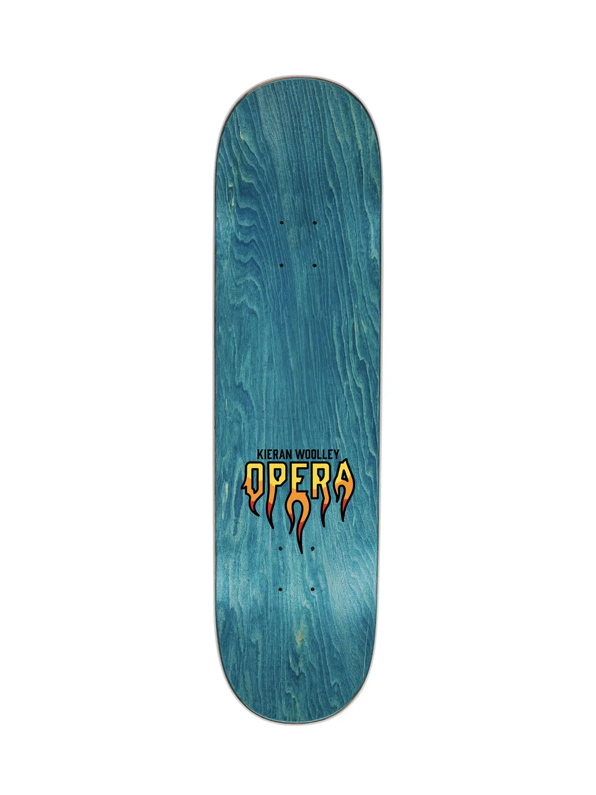 Planches de skate   Opera Deck Kieran Woolley Flame Ex7 8.5 X 31.95 Wb 14.25, vue de dessus