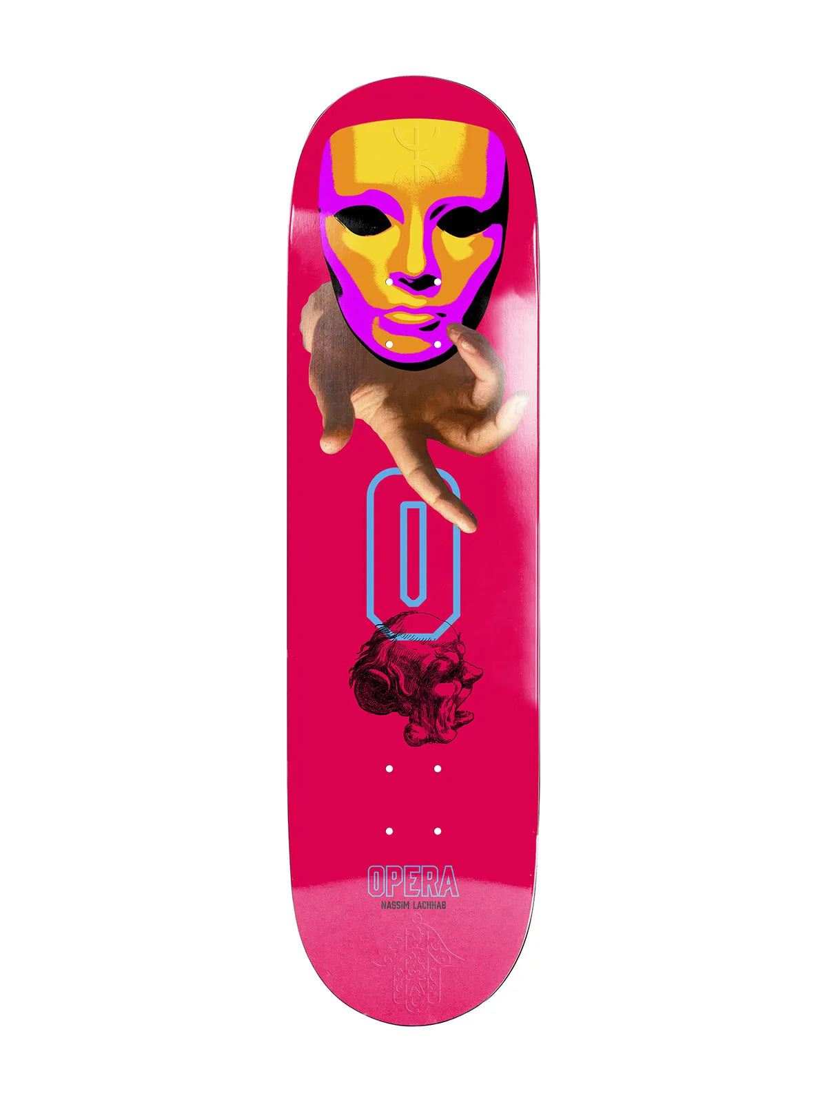 Planches de skate   Opera Deck Nassim Handed Ex7 8.375 X 32.2 Wb 14.25, vue de dessous