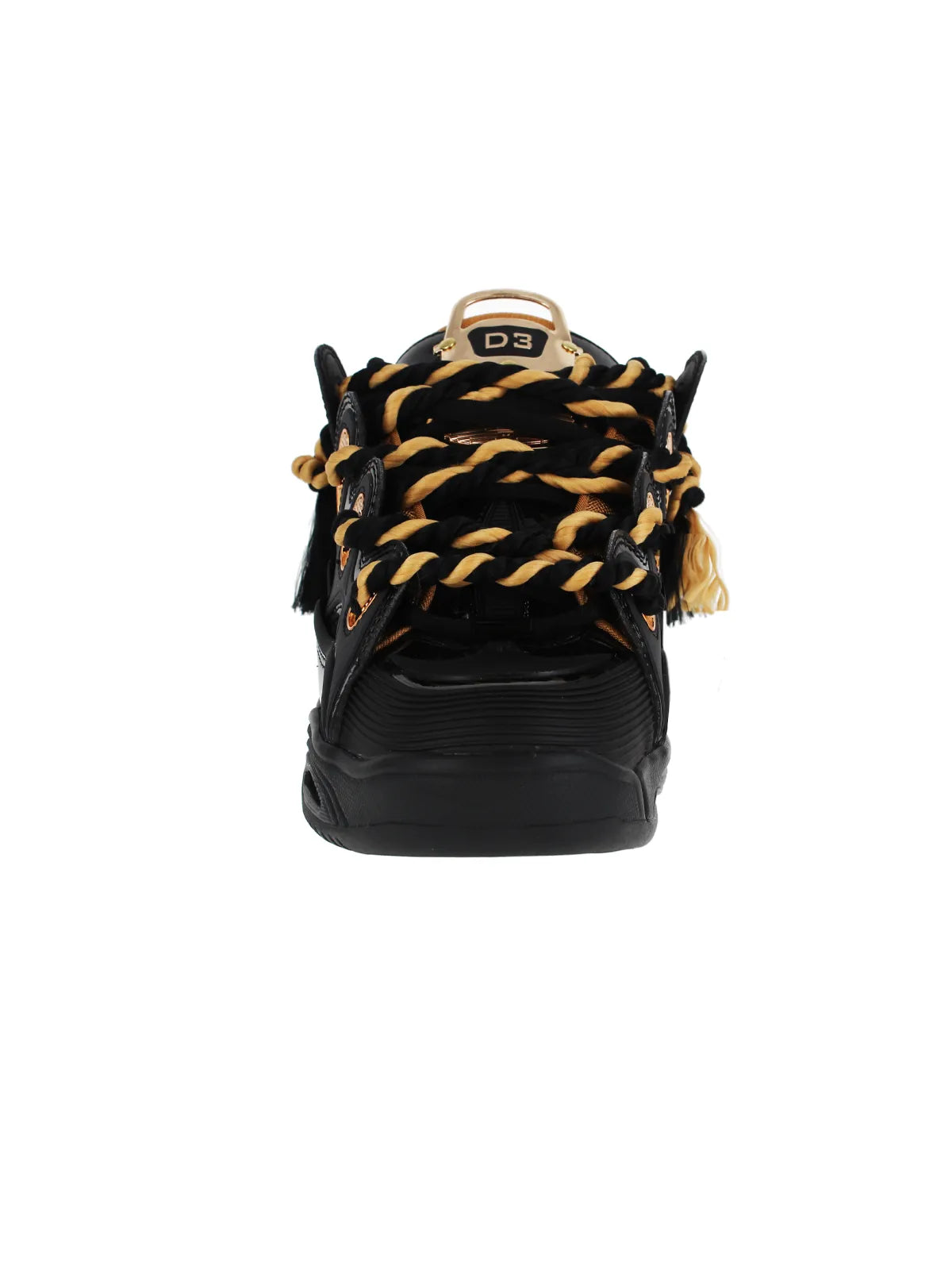 Chaussures de skateboard Osiris D3 2001 25 Years/Black/Gold, vue de devant