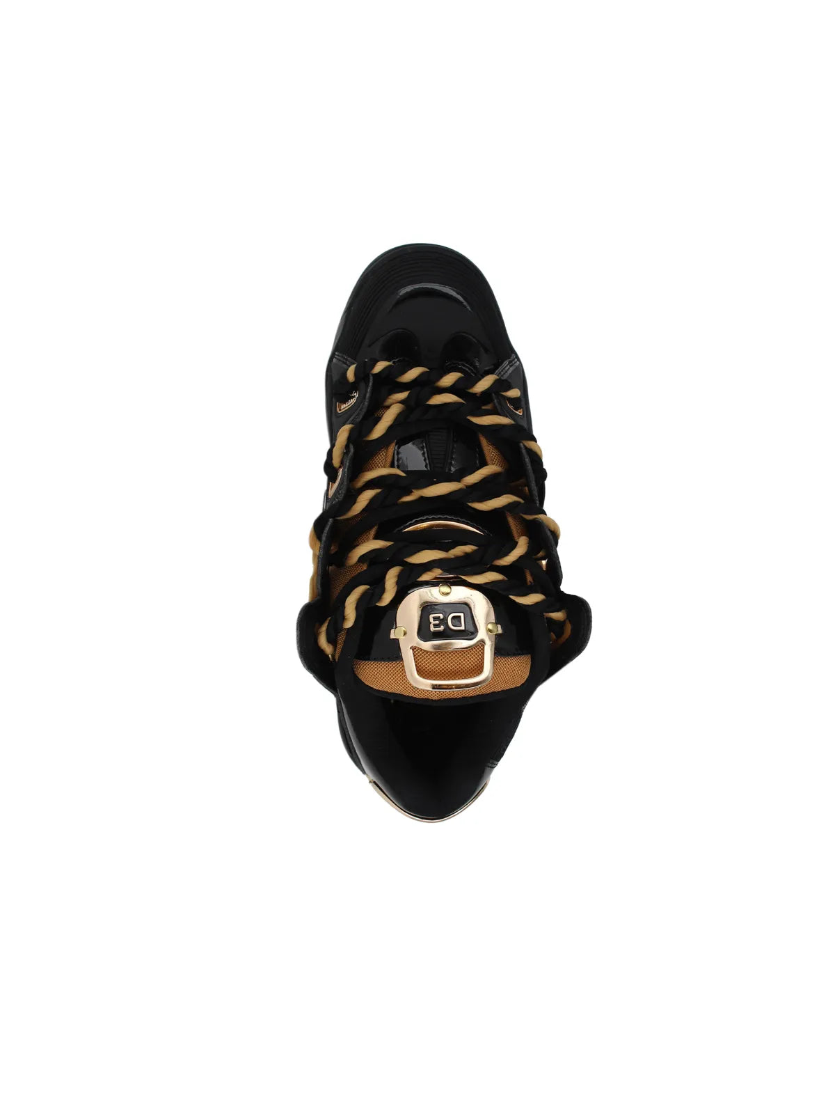 Chaussures de skateboard Osiris D3 2001 25 Years/Black/Gold, vue de dessus