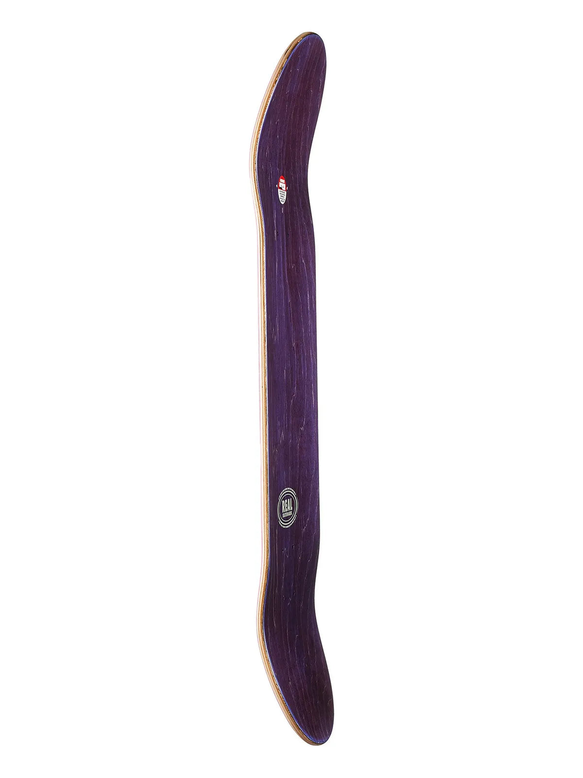 Planches de skate   Real Deck Chima Club Black 8.06 X 31.5 Full, vue de coté