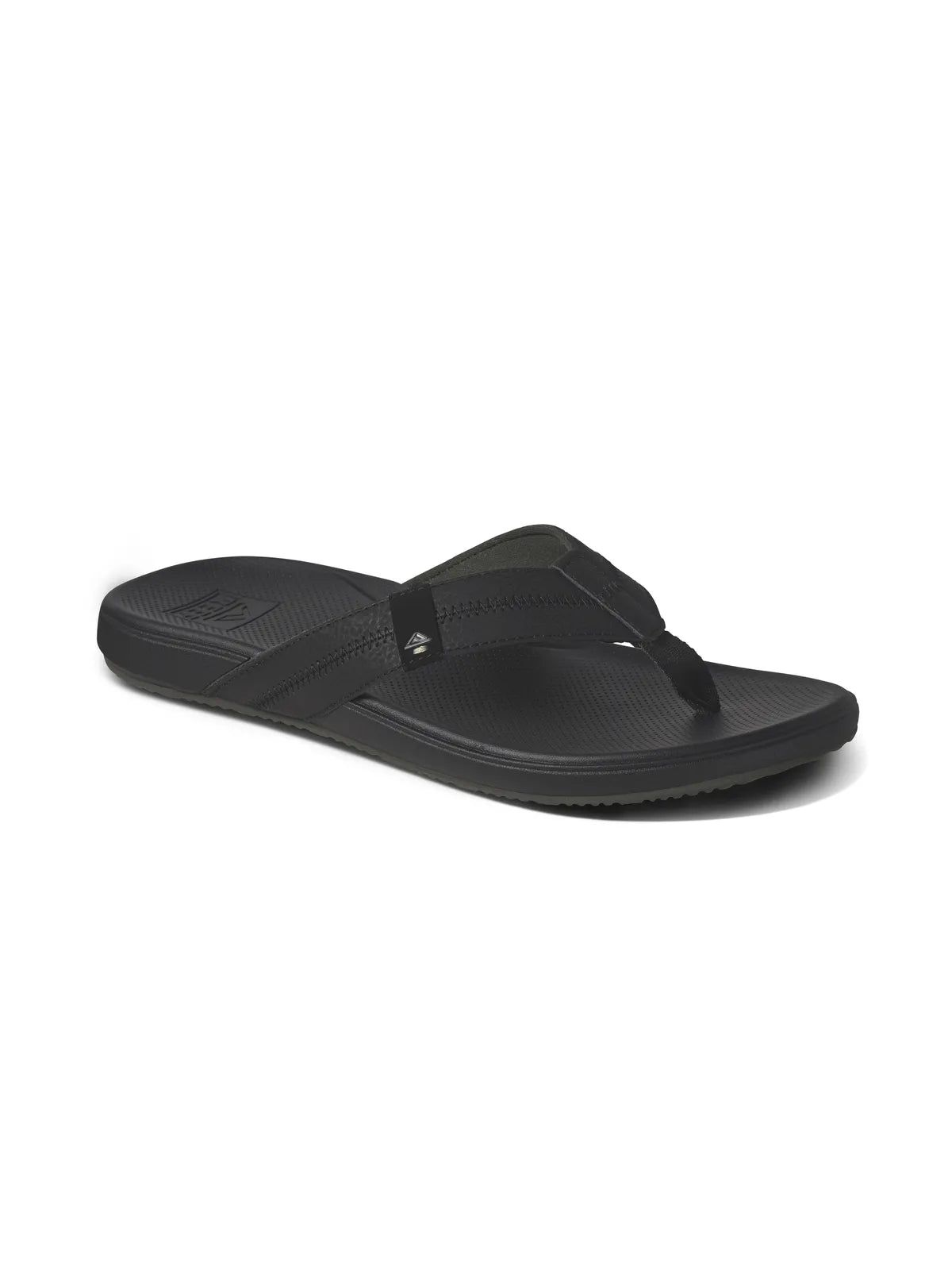 Tongs Reef Cushion Phantom 2.0 Black, vue pied droit