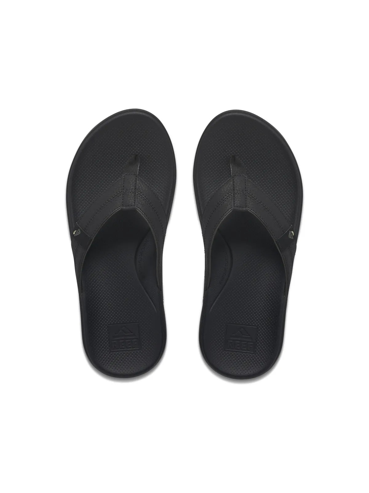 Tongs Reef Cushion Phantom 2.0 Black, vue de dessus