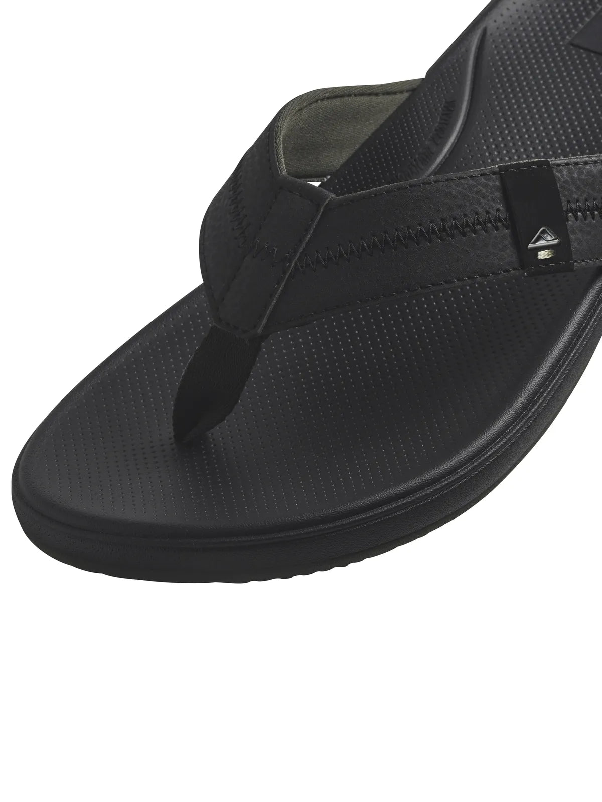 Tongs Reef Cushion Phantom 2.0 Black, vue détail avant