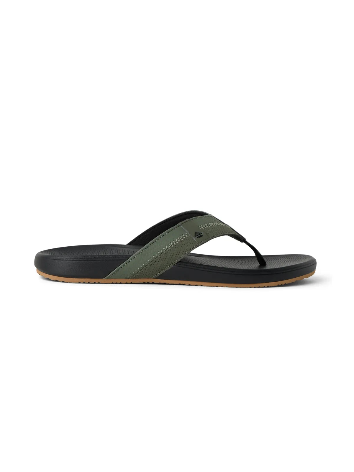 Tongs Reef Cushion Phantom 2.0 Olive/Gum, vue de coté