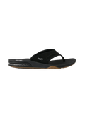 Tongs Reef Fanning Black/Silver, vue de coté