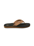 Tongs Reef The Groundswell Black/Tan, vue de coté