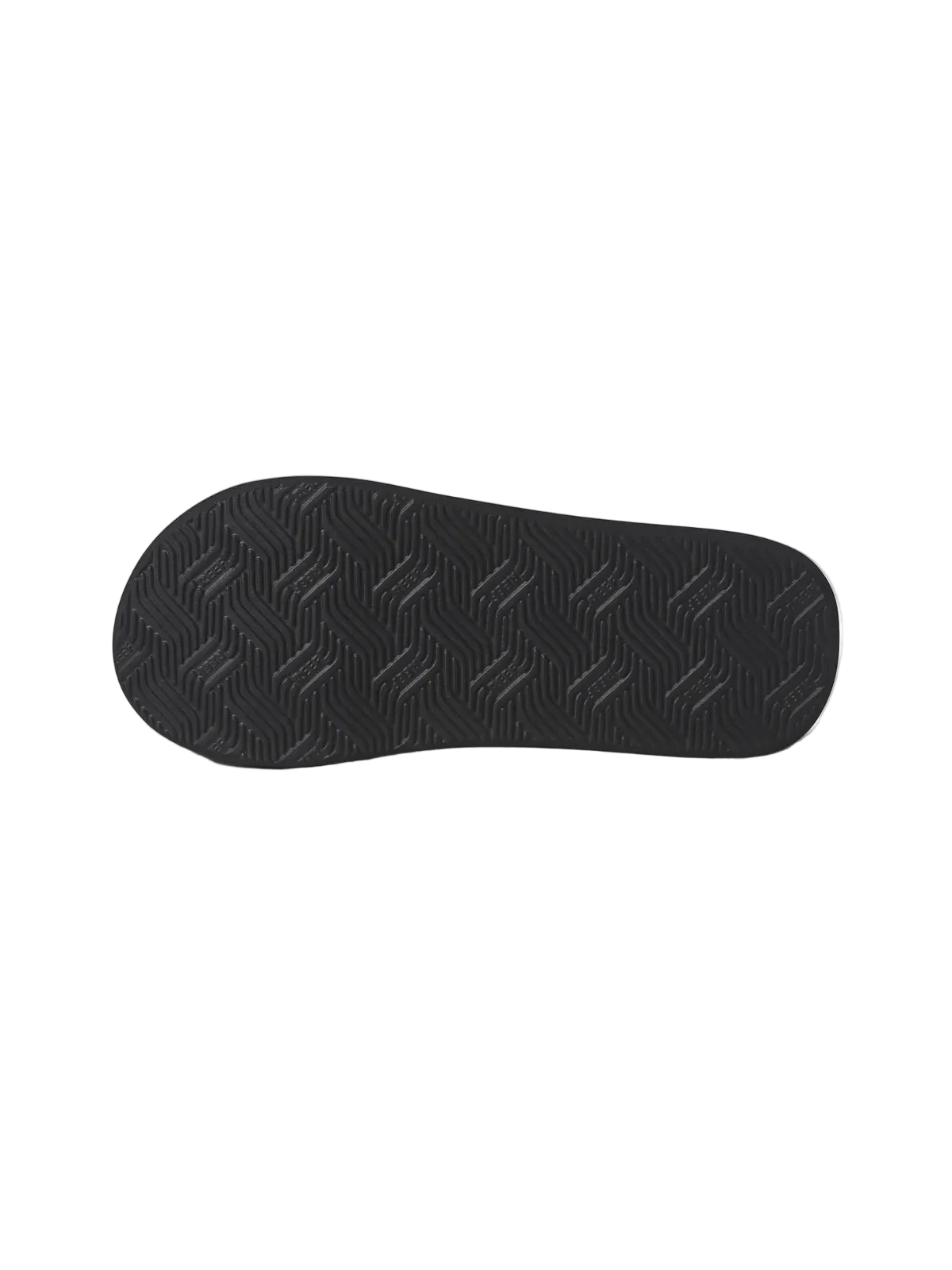 Tongs Reef The Layback Black, vue de dessous