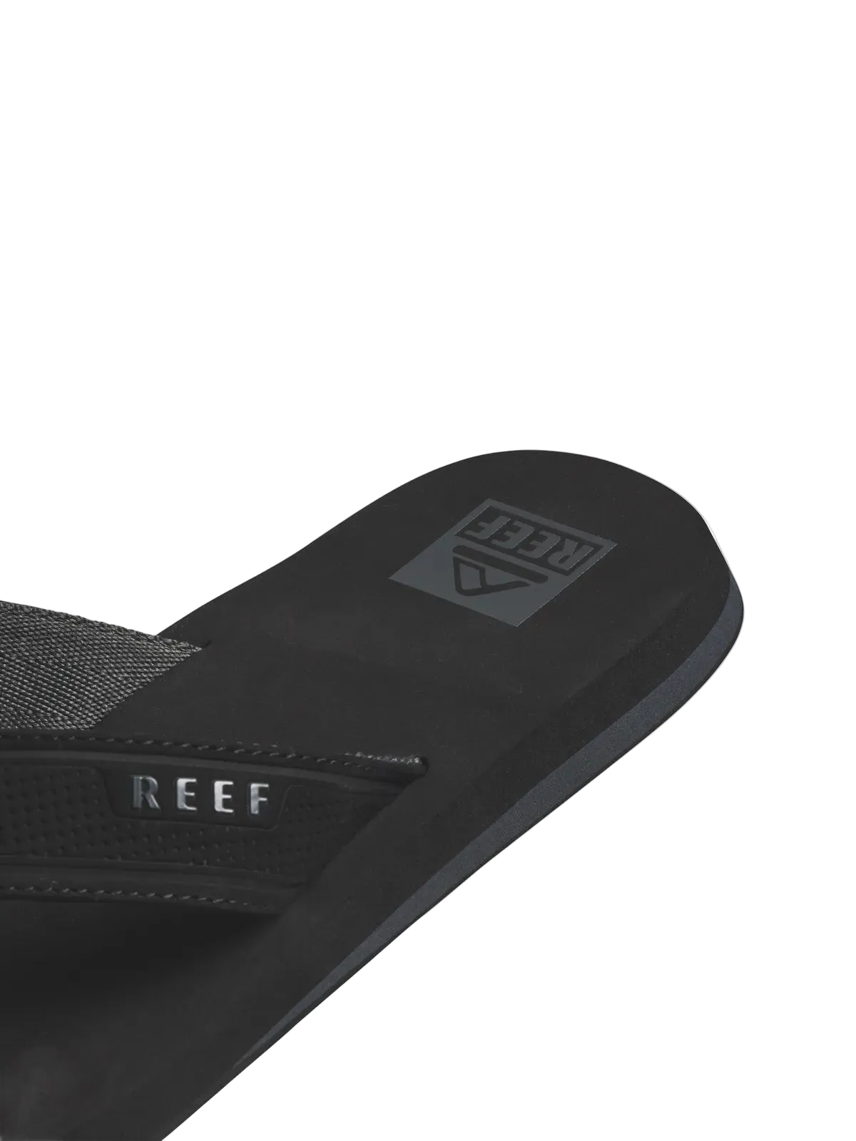 Tongs Reef The Layback Black, vue détail arrière