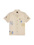 Chemises Rvca Af Elements Ss Moonbeam, vue de dos a plat