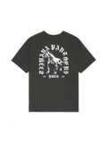 Teeshirts Rvca Bad Panther Pocket Ss Pirate Black, vue de dos a plat