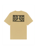 Teeshirts Rvca Face To Face Ss Khaki, vue de dos a plat