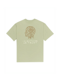 Teeshirts Rvca In Nature Ss Light Olive, vue de dos a plat