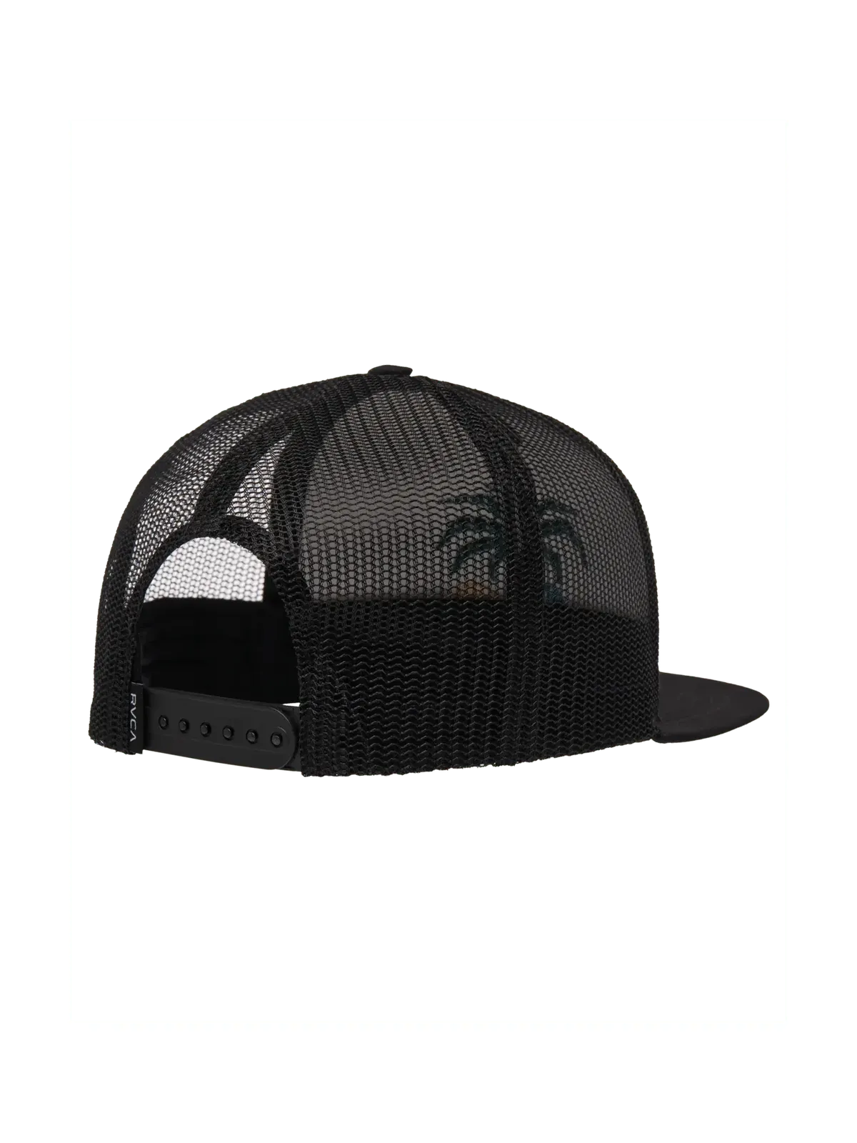 Casquettes Rvca Resort Inc. Trucker Silver Bleach, vue de l’arrière de 3/4