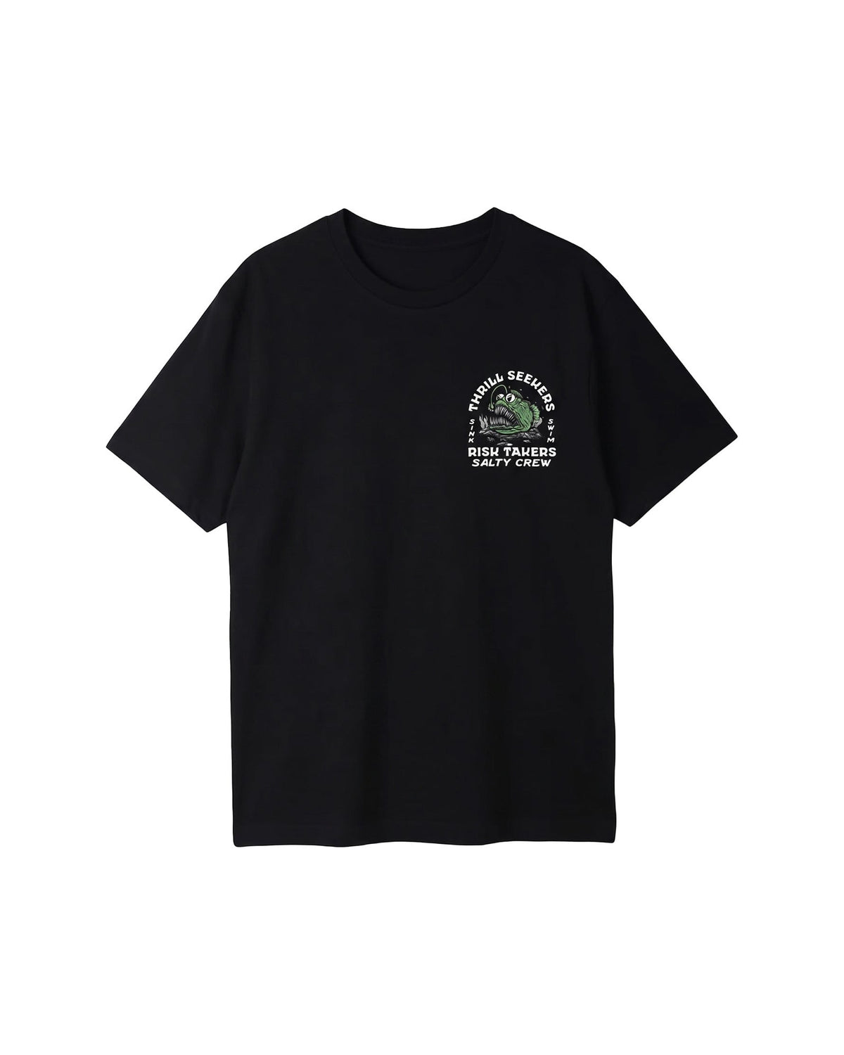 Teeshirts Salty crew Angler Fish Monst Ss Tee Black, vue de face