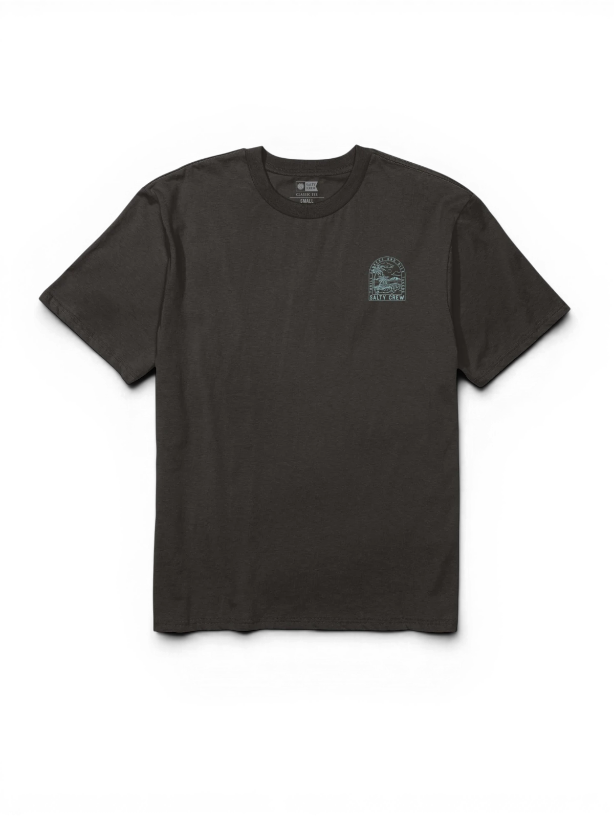 Teeshirts Salty crew Archway Classic Tee Black, vue à plat avant