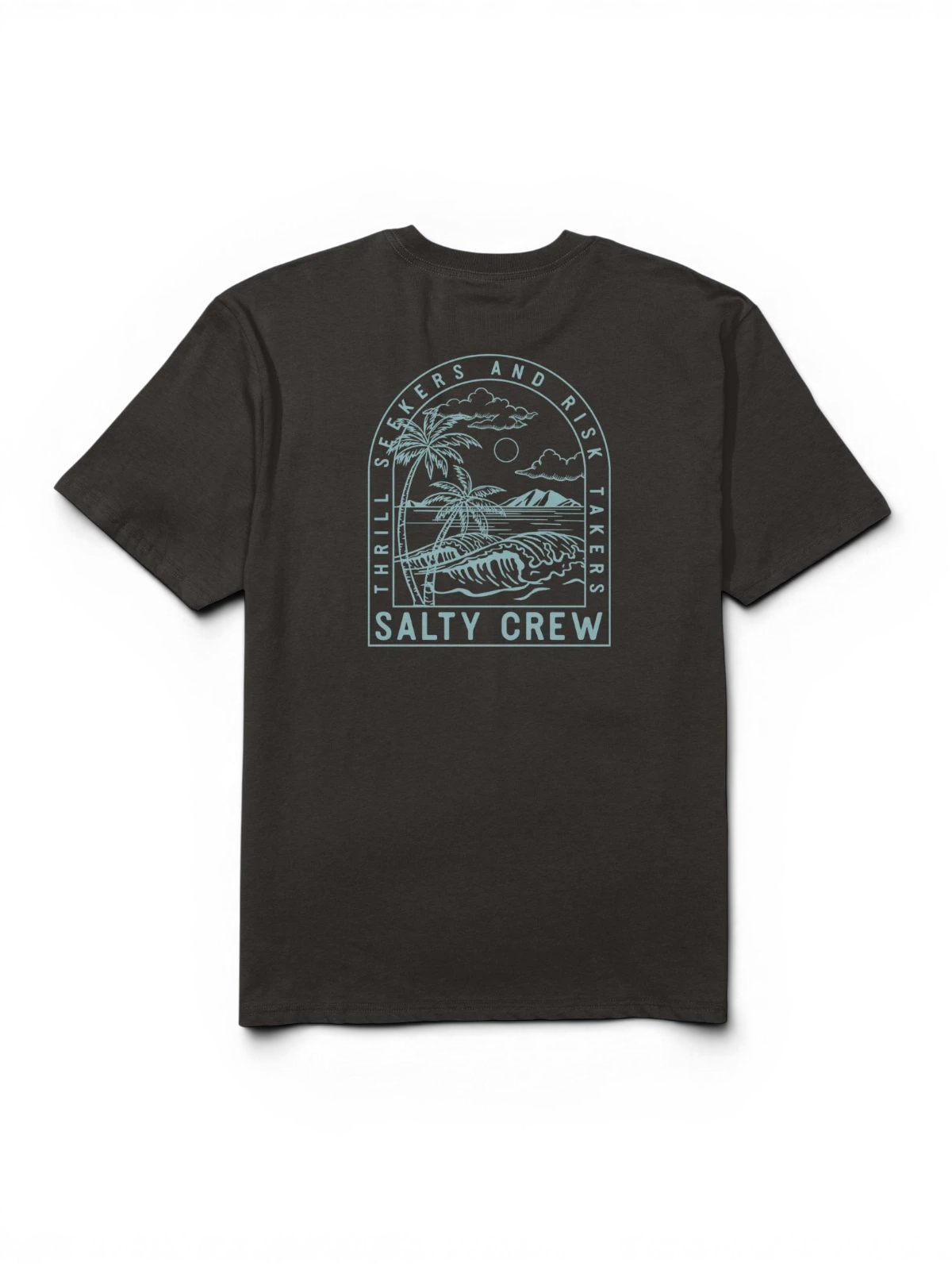 Teeshirts Salty crew Archway Classic Tee Black, vue à plat arrière