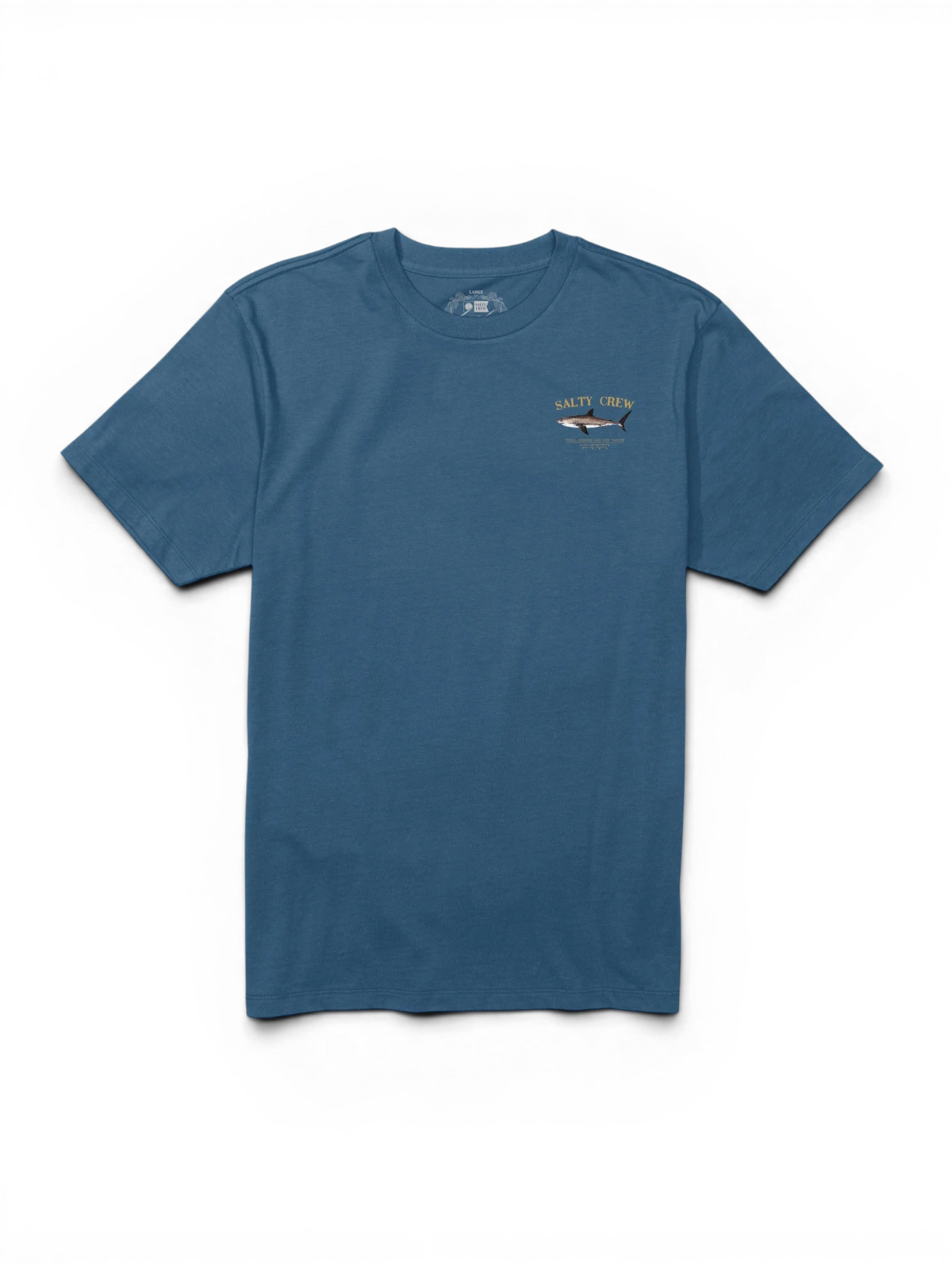 Teeshirts Salty crew Bruce Premium S/S Tee Cast Blue, vue à plat avant
