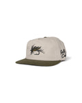 Casquettes Salty crew Coastal Snapback Birch Olive, vue de ¾ face