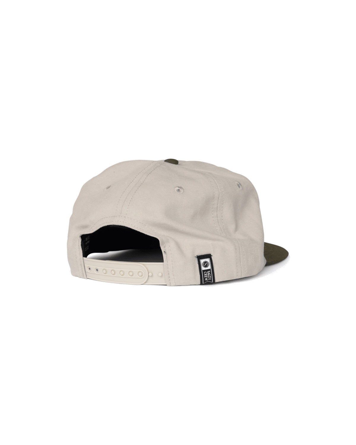 Casquettes Salty crew Coastal Snapback Birch Olive, vue de ¾ dos
