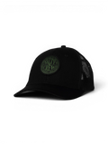 Casquettes Salty crew Global Trucker Black, vue 3/4 avant