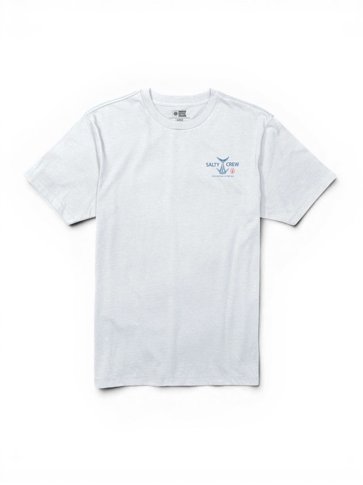Teeshirts Salty crew Ichiban Ss Tee White, vue à plat avant