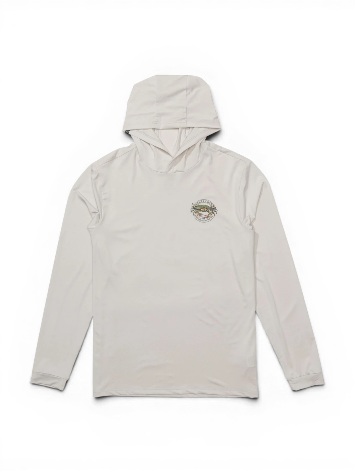 Sweatshirts Salty crew Jimmy Hooded Sunshirt Athletic Heather, vue à plat avant