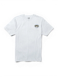 Teeshirts Salty crew Jimmy Ss Tee White, vue à plat avant