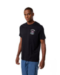 Teeshirts Salty crew Kraken Monst Ss Tee Black, vue de ¾ face porté