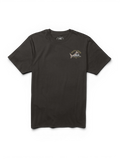 Teeshirts Salty crew Lurking Ss Tee Black, vue à plat avant