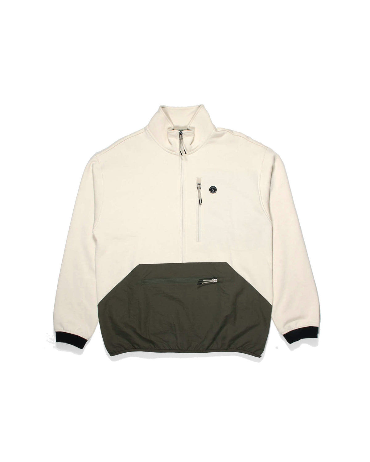 Sweatshirts Salty crew Quay Tech Fleece Birch, vue de face