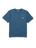Teeshirts Salty crew Tailed S/S Tee Cast Blue, vue à plat avant