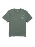 Teeshirts Salty crew Tailed S/S Tee Laurel Wreath, vue à plat avant