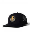 Casquettes Salty crew Tentacles Retro Trucker Black, vue 3/4 avant