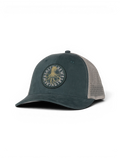 Casquettes Salty crew Tentacles Retro Trucker Dark Hydro, vue 3/4 avant