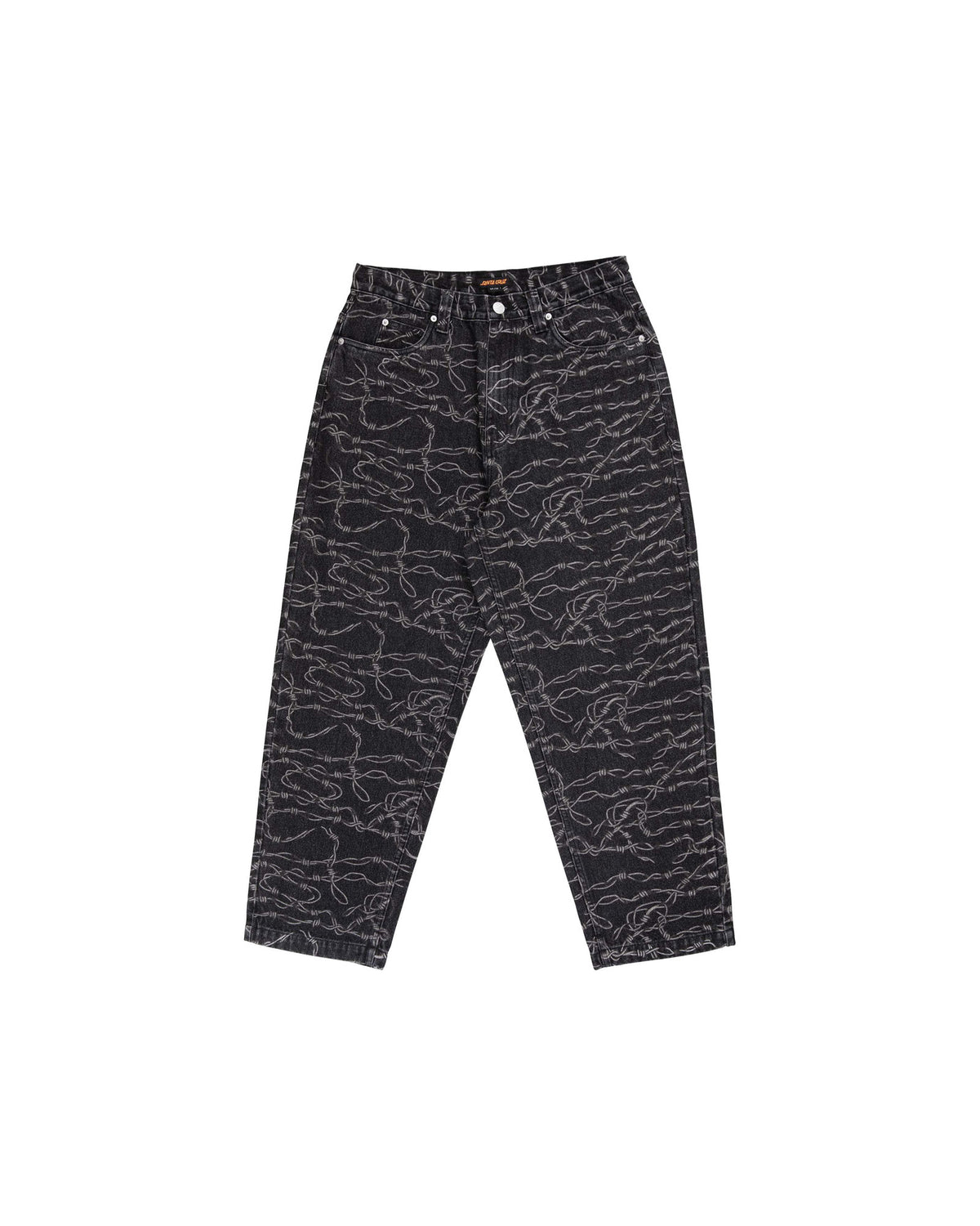 Pantalons Santa cruz Big Pants Barbed Wire, vue de face