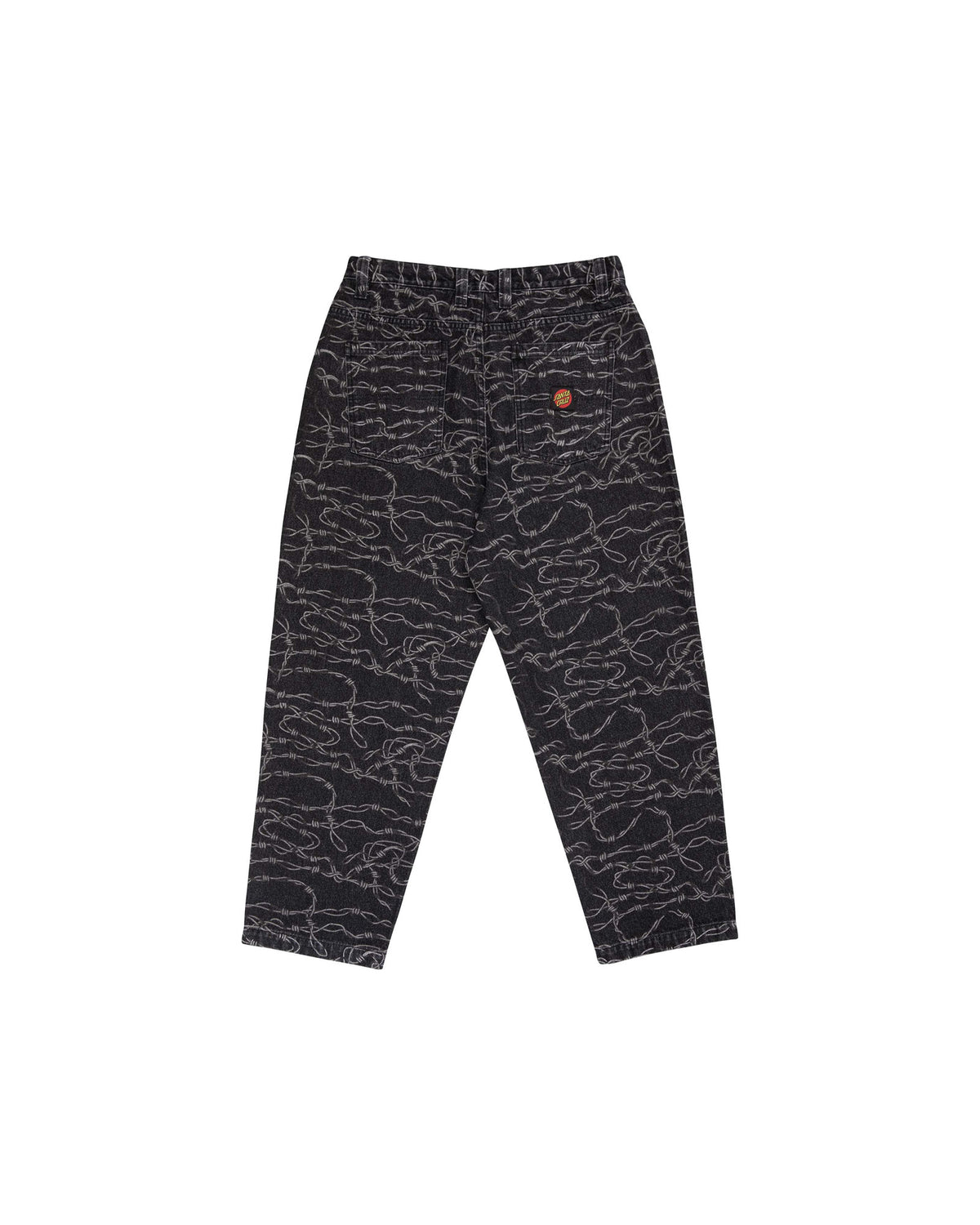 Pantalons Santa cruz Big Pants Barbed Wire, vue de dos