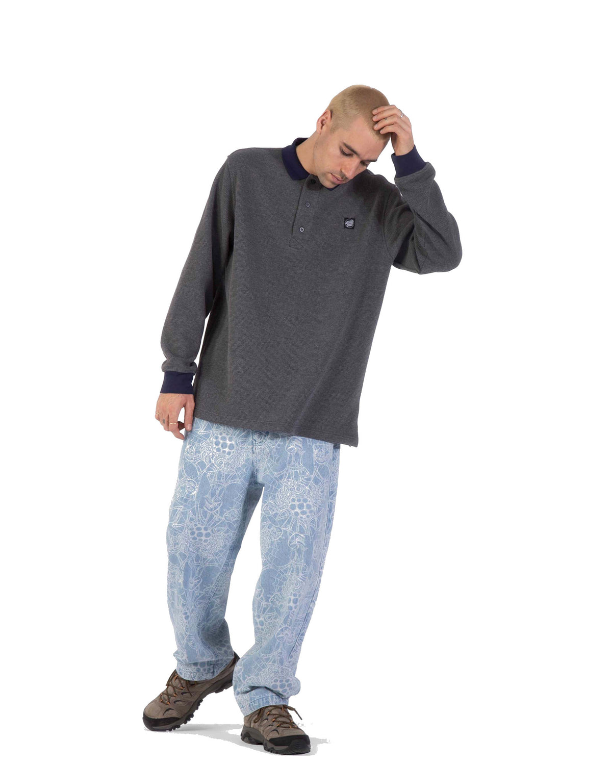 Pantalons Santa cruz Big Pants Dressen Spider, vue de face porté