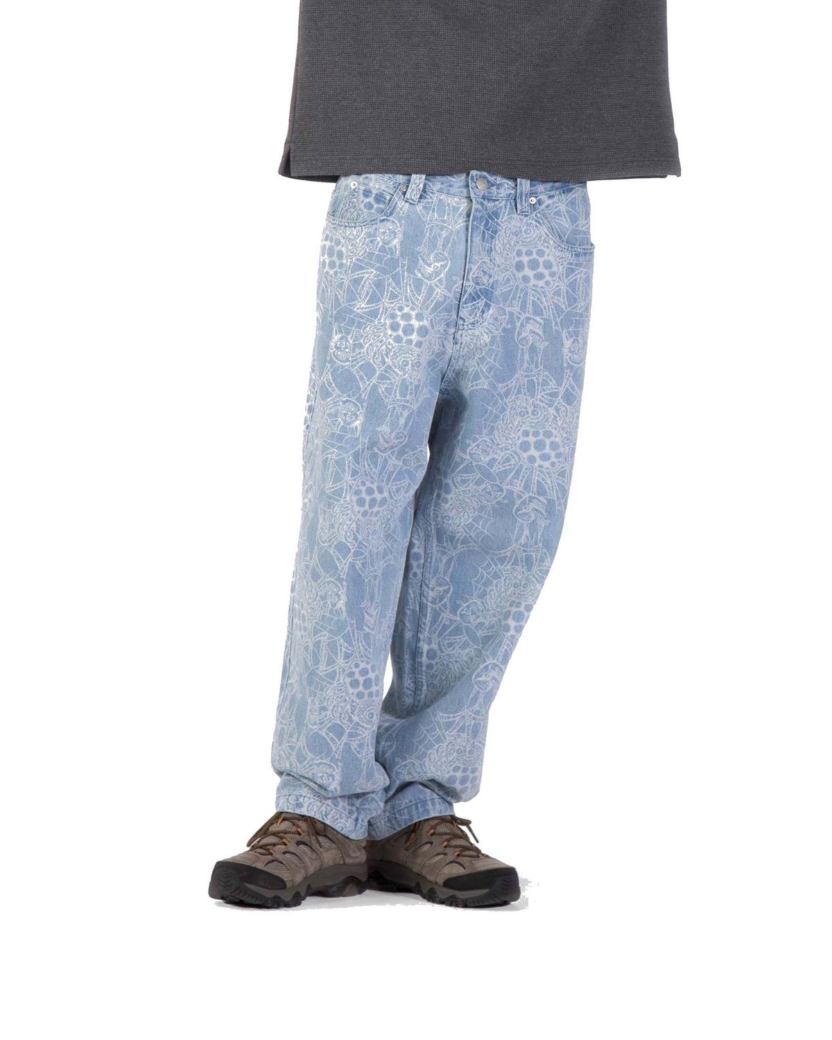 Pantalons Santa cruz Big Pants Dressen Spider, vue de face porté